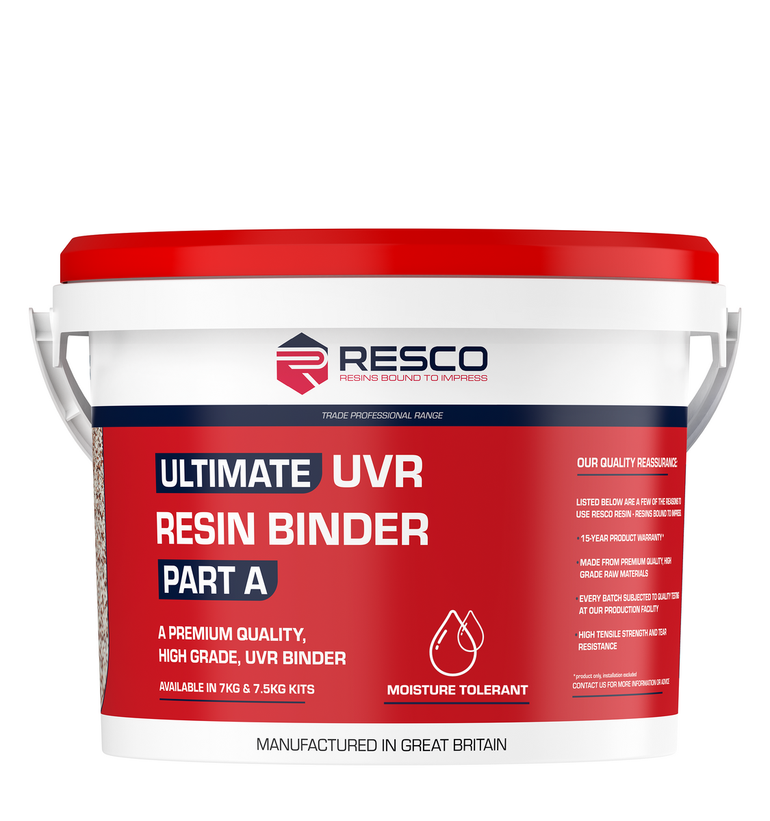 UVR Moisture Tolerant Resin Binder 7.25kg